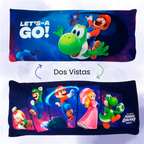 Almohada Súper Jumbo Ligera 120x50 Doble Vista Providencia® Mario Galaxy