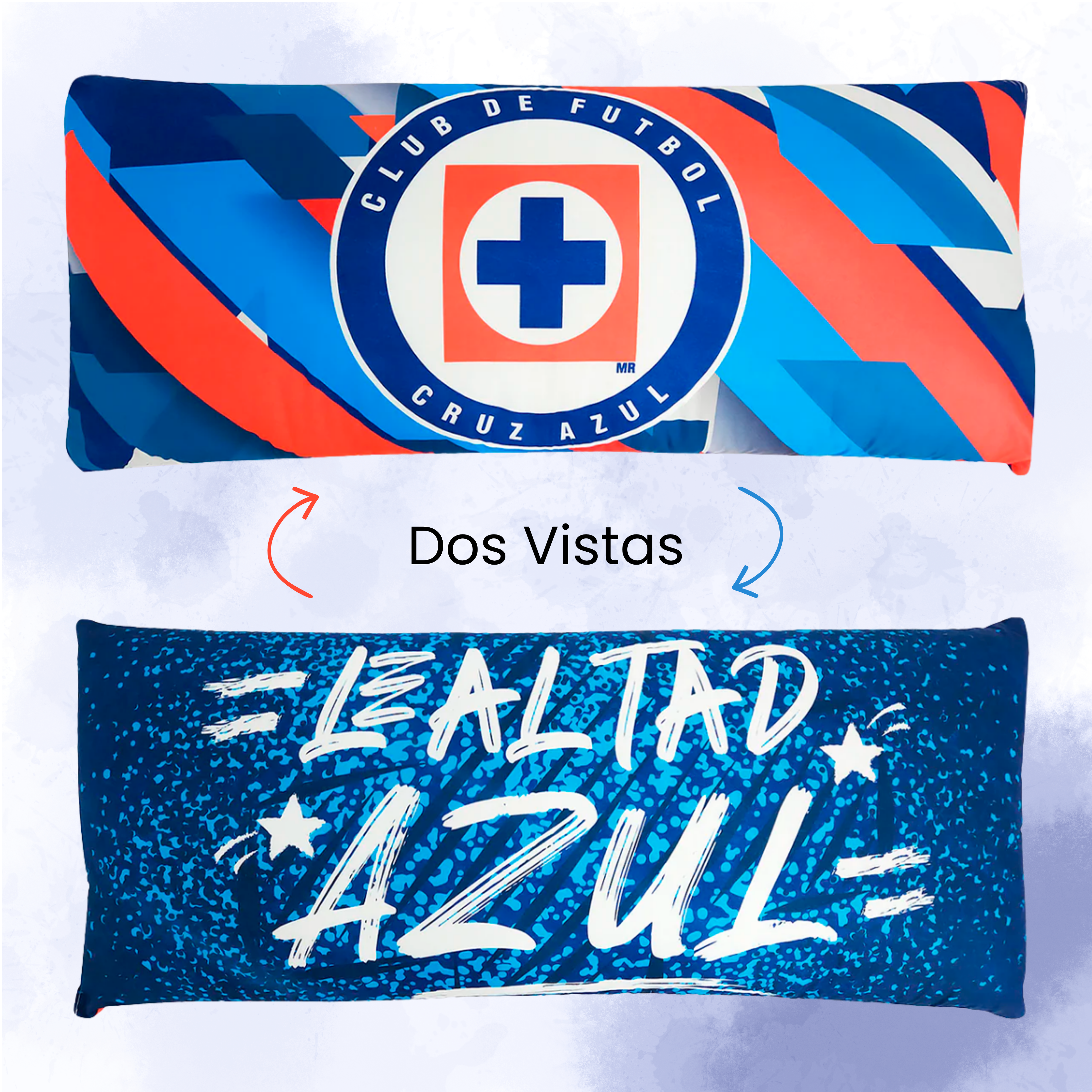 Almohada Súper Jumbo 120x50 Equipos Futbol Providencia® Cruz Azul