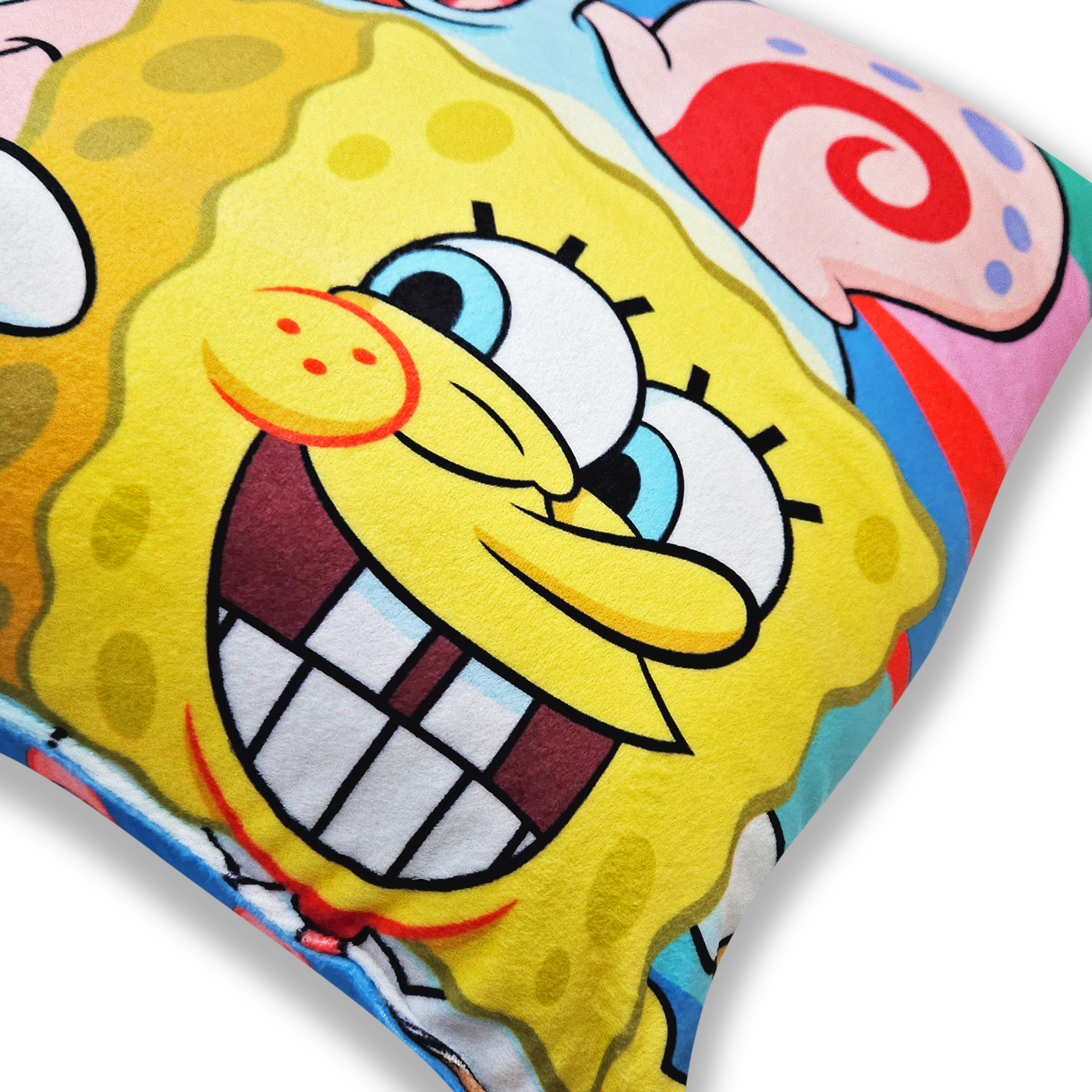 Cojín Reversible Infantil 45x45 Ultra Suave Bob Esponja Providencia®