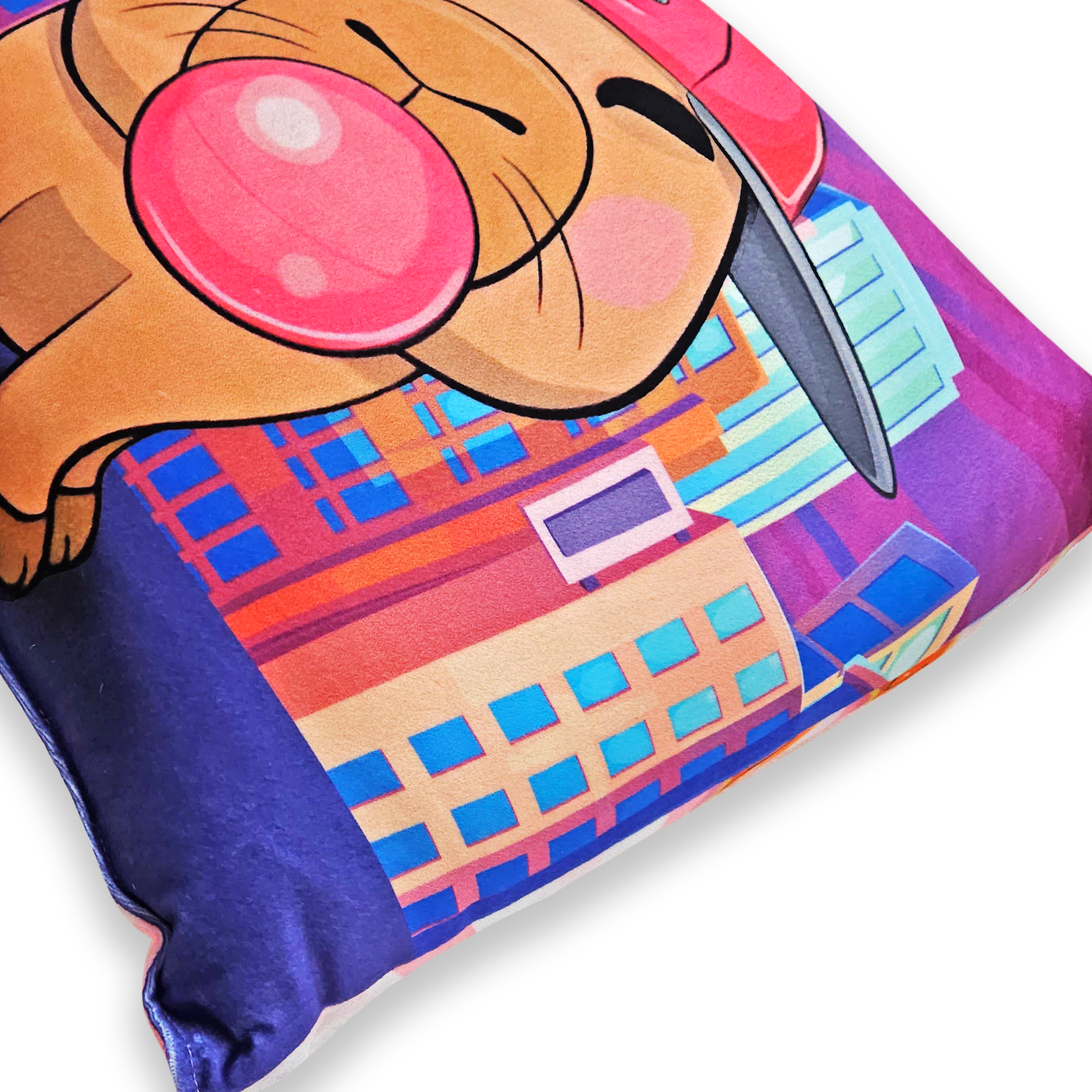 Cojín Reversible Infantil 45x45 Ultra Suave Capibara Feliz Providencia®