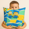 Cojín Reversible Infantil 45x45 Ultra Suave Minions Providencia®
