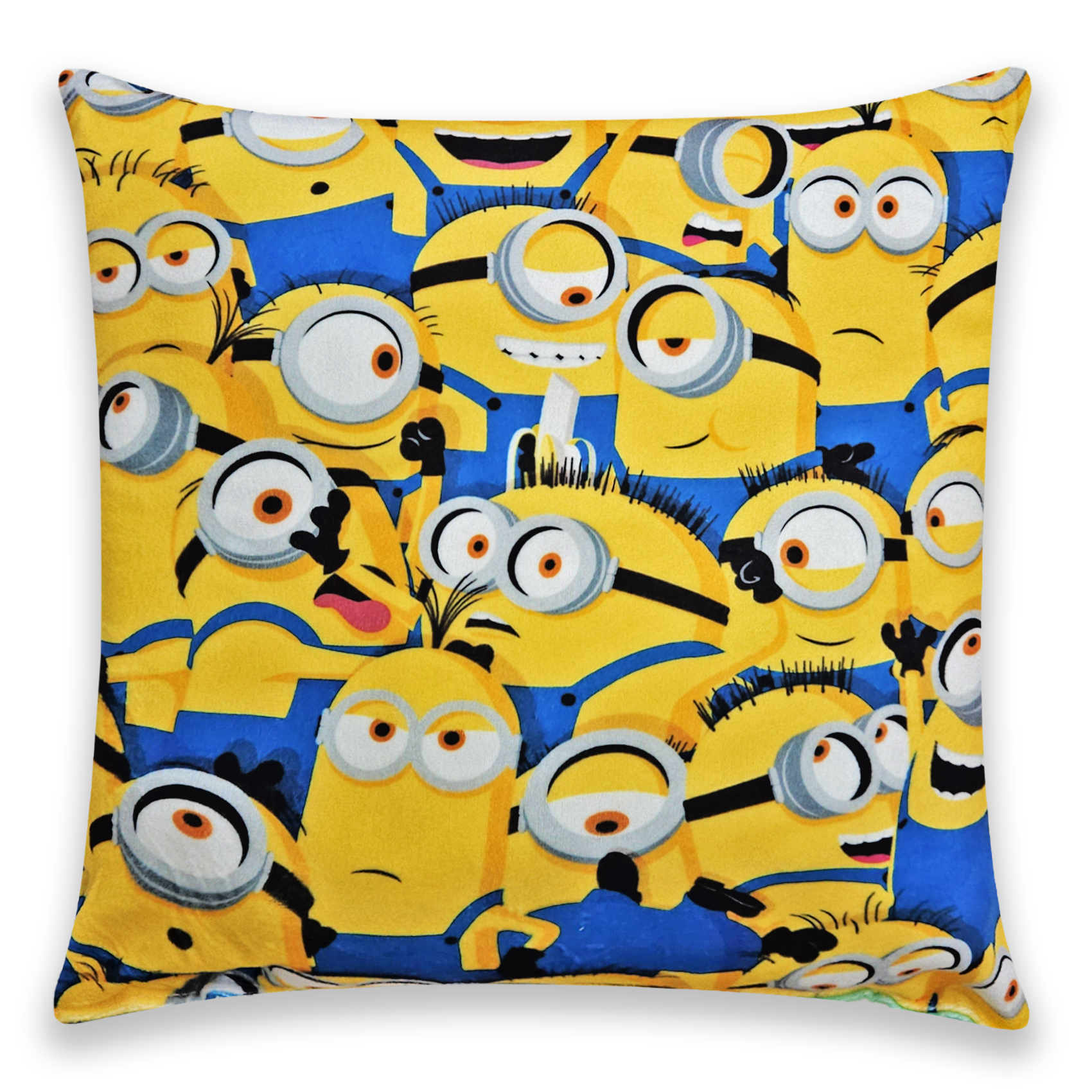 Cojín Reversible Infantil 45x45 Ultra Suave Minions Providencia®