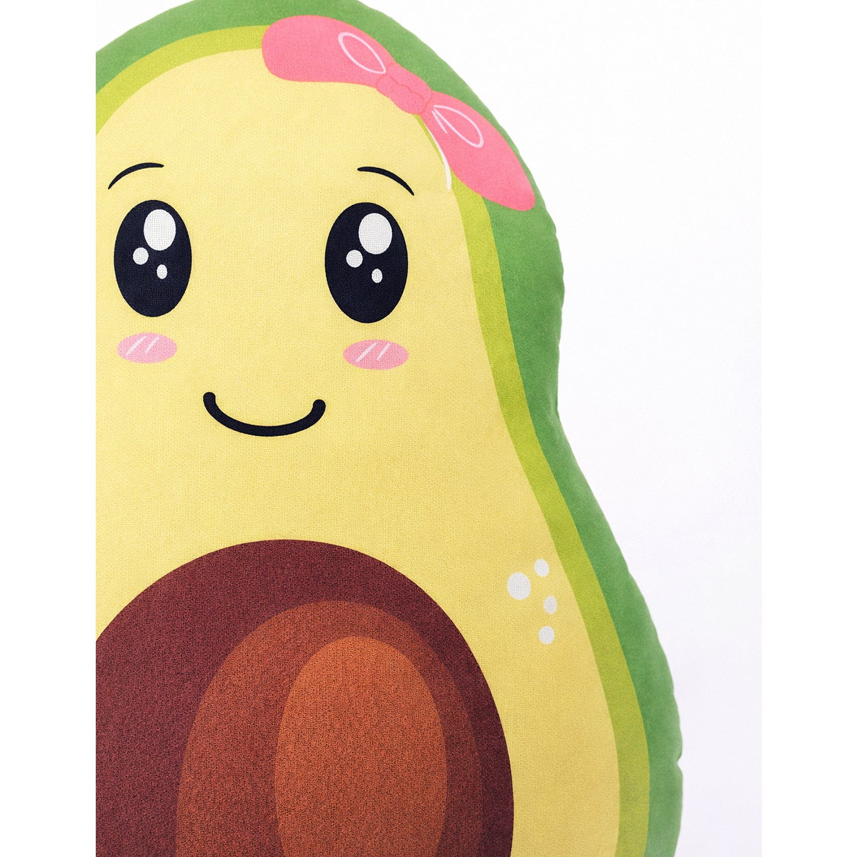 Cojín Decorativo Suave Diseños Divertidos Aguacate Moño Providencia®