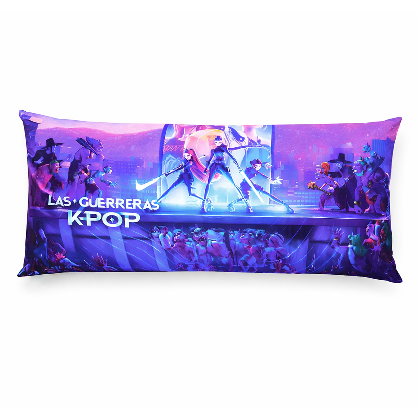 Almohada Súper Jumbo Ligera 120x50 Doble Vista Guerreras K-pop Providencia®