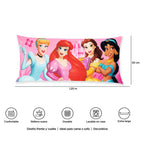 Almohada Súper Jumbo Ligera 120x50 Doble Vista Princesas Disney Providencia®