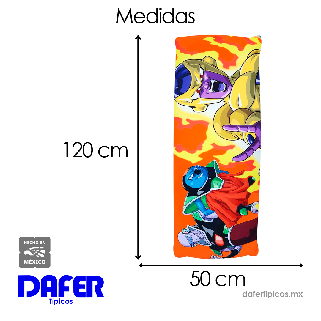 Almohada Súper Jumbo Ligera 120x50 Doble Vista Providencia® Dragon Ball Energy