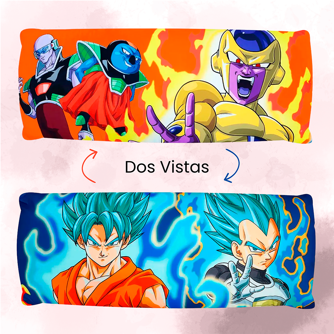 Almohada Súper Jumbo Ligera 120x50 Doble Vista Providencia® Dragon Ball Energy