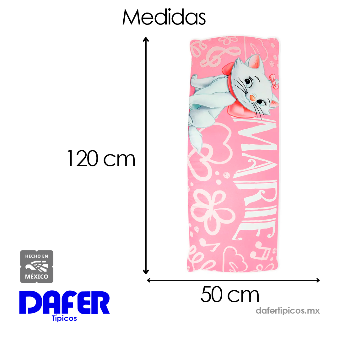 Almohada Súper Jumbo Ligera 120x50 Doble Vista Providencia® Marie Moño