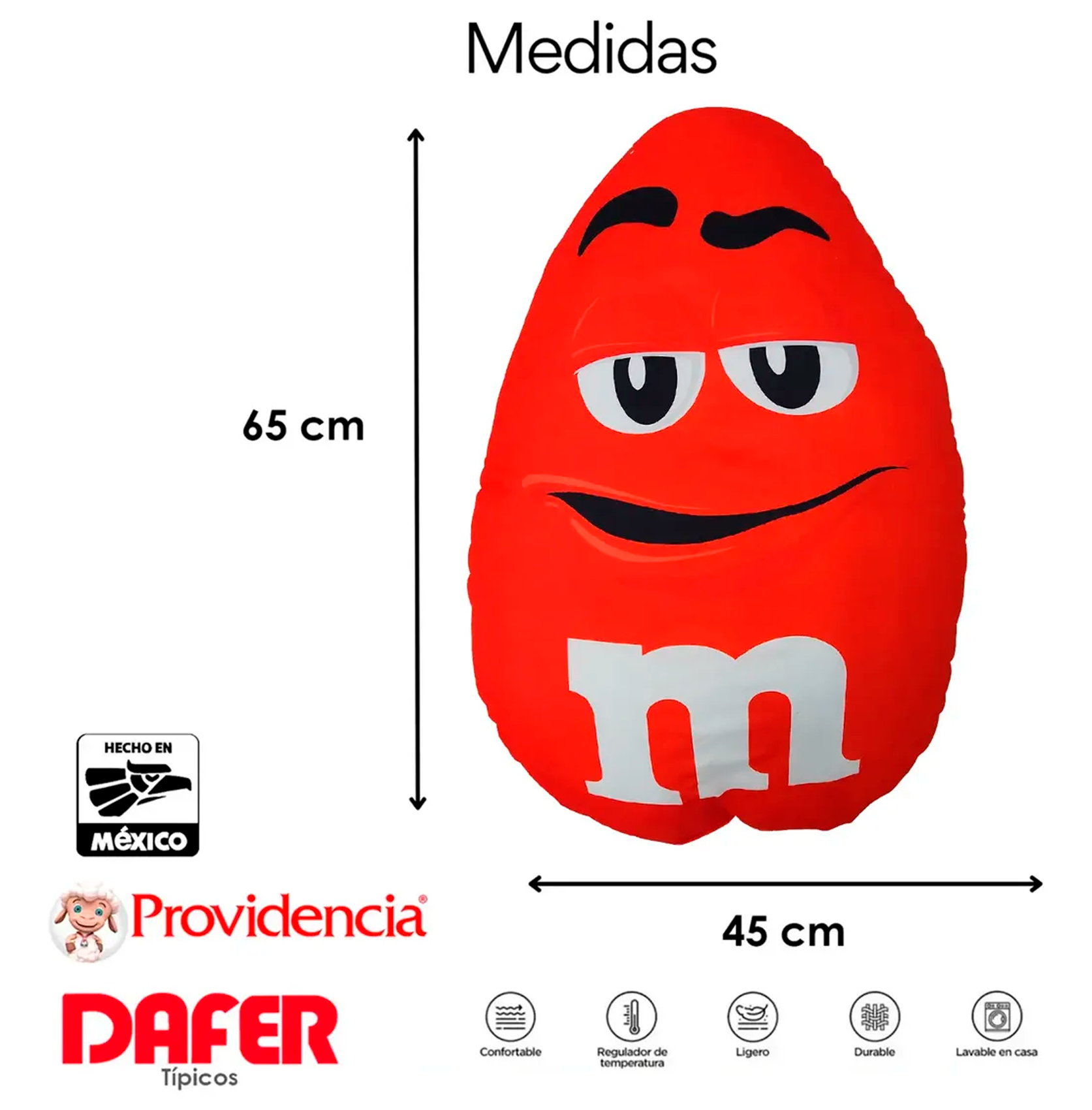 Almohada Ultra Suave Varios Diseños Decoración Modfull Prin® Rojo Lunetas