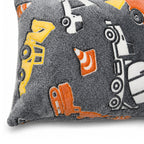 Almohada Infantil Pillow Suave Con Diseño Camiones