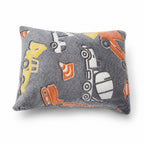 Almohada Infantil Pillow Suave Con Diseño Camiones