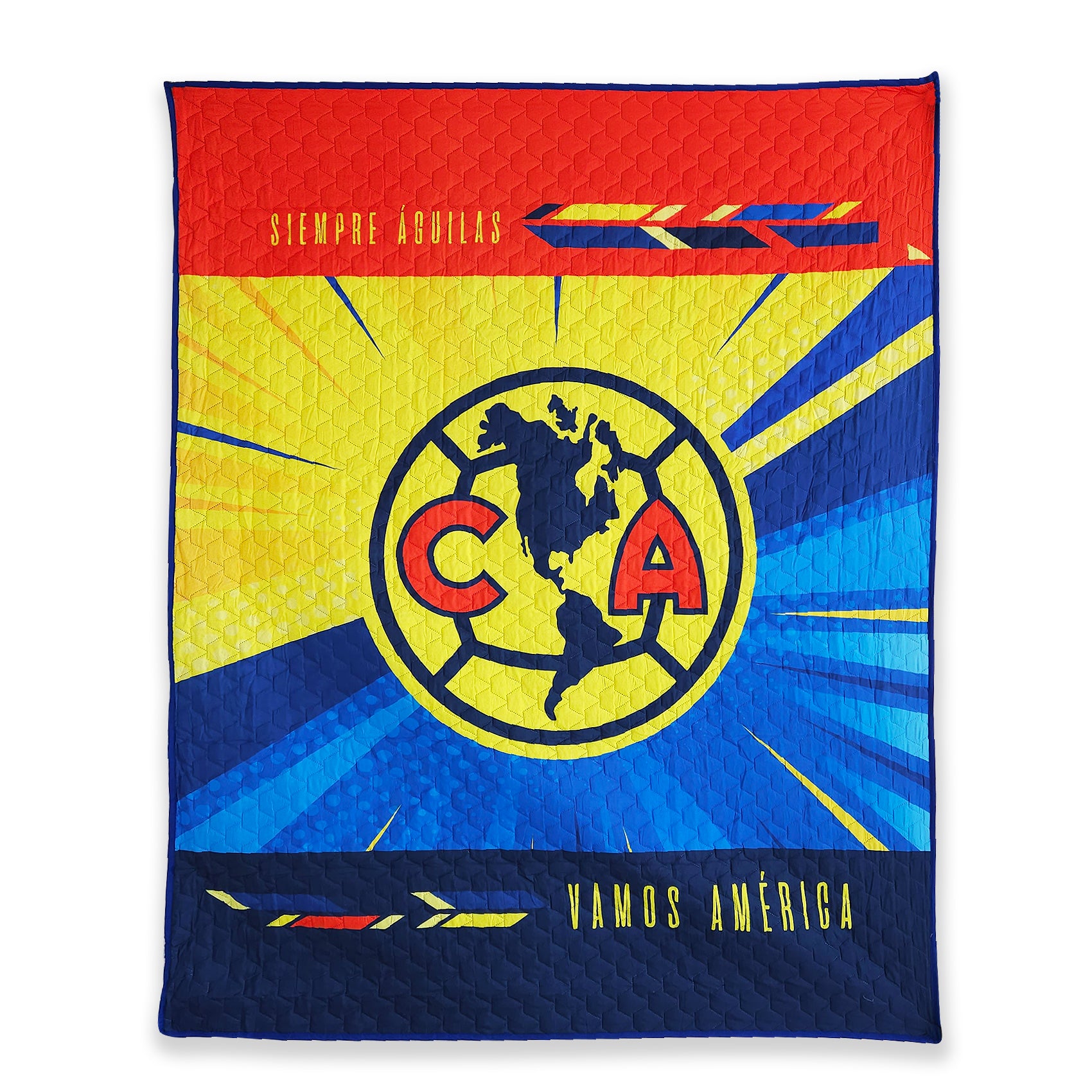 Colcha Capitonada Equipos De Futbol 1.80x2.20 Providencia® América