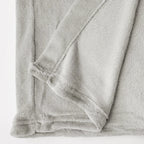 Bata De Descanso Suave 103x66cm Manga Larga Unisex Gris