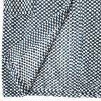 Bata Domino Suave Para Descanso / Baño Con Bolsillos Unisex Azul