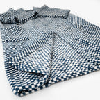Bata Domino Suave Para Descanso / Baño Con Bolsillos Unisex Azul