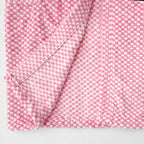 Bata Domino Suave Para Descanso / Baño Con Bolsillos Unisex Rosa Chicle
