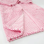 Bata Domino Suave Para Descanso / Baño Con Bolsillos Unisex Rosa Chicle