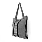Bolsa Artesanal Mexicana Tipo Tote Bag Para Mujer 45x45cm Negro