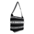 Bolsa Artesanal De Playa Tipo Tote Para Mujer 52x42cm Negro