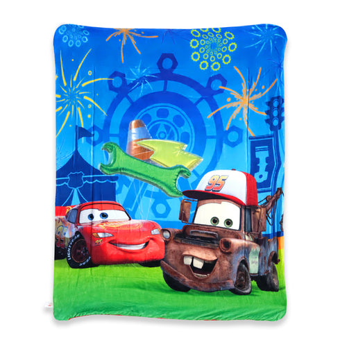 Cobertor Borrega Matrimonial 1.80x2.2m Infantil Providencia® Cars Feria
