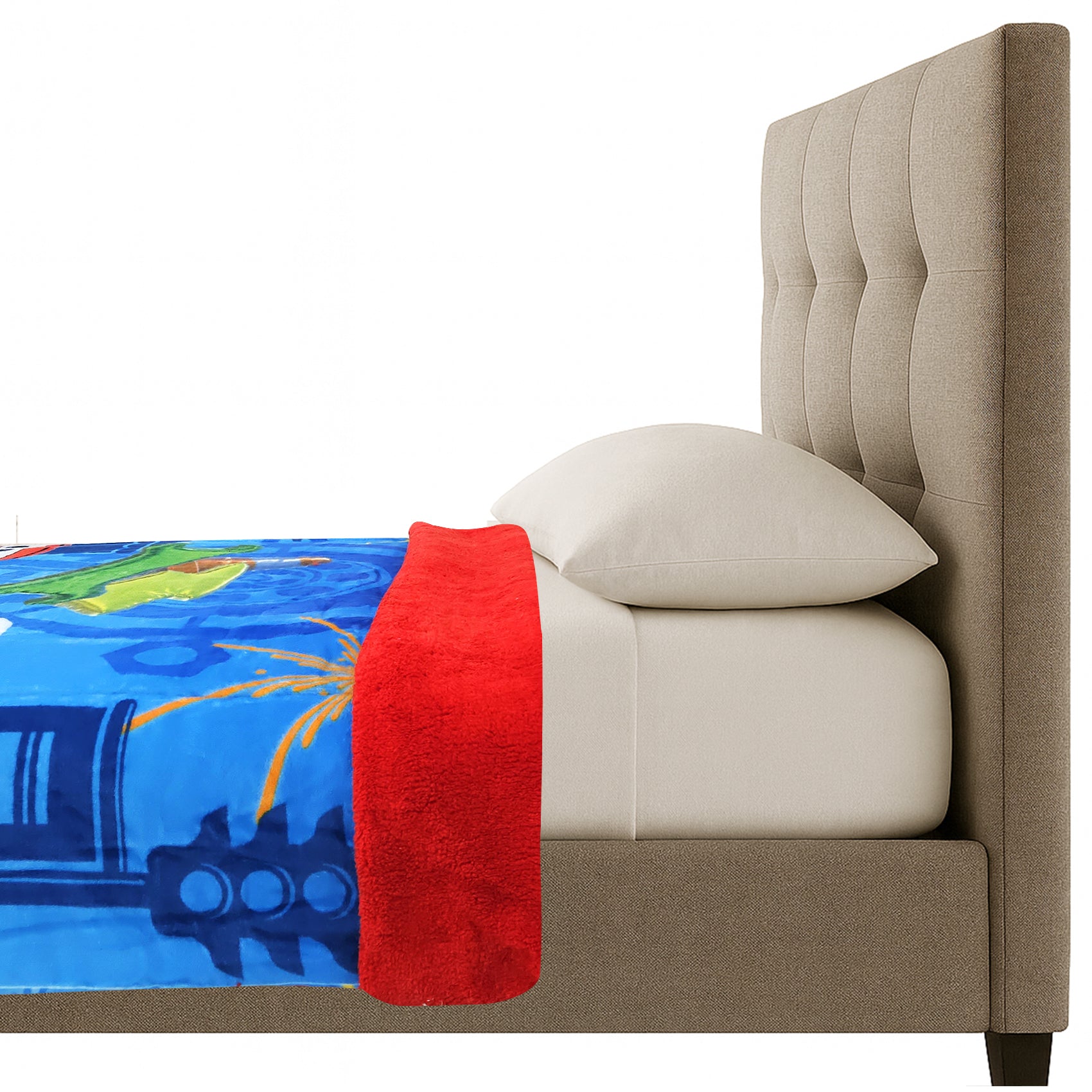 Cobertor Borrega Matrimonial 1.80x2.2m Infantil Providencia® Cars Feria