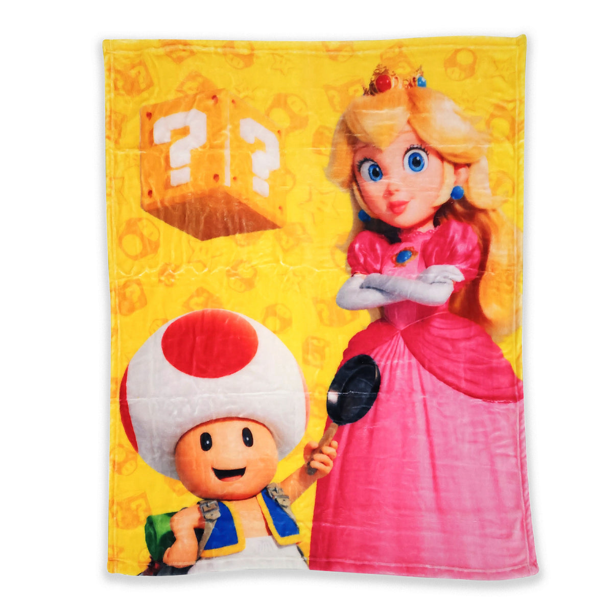 Manta De Cuna Raschel 140x110cm Dibujos Animados Providencia® Princesa Peach