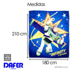 Cobertor Ligero Super Suave Matrimonial Diseños Providencia® Buzz Lightyear