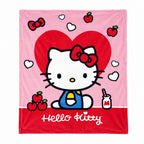 Cobertor Ligero Super Suave Matrimonial Diseños Providencia® Hello Kitty Corazones