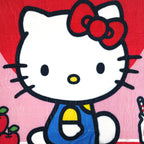 Cobertor Ligero Super Suave Matrimonial Diseños Providencia® Hello Kitty Corazones