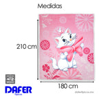 Cobertor Ligero Super Suave Matrimonial Diseños Providencia® Marie Moño