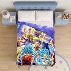 Cobertor Ligero Super Suave Matrimonial Diseños Providencia® Dragon Ball Super