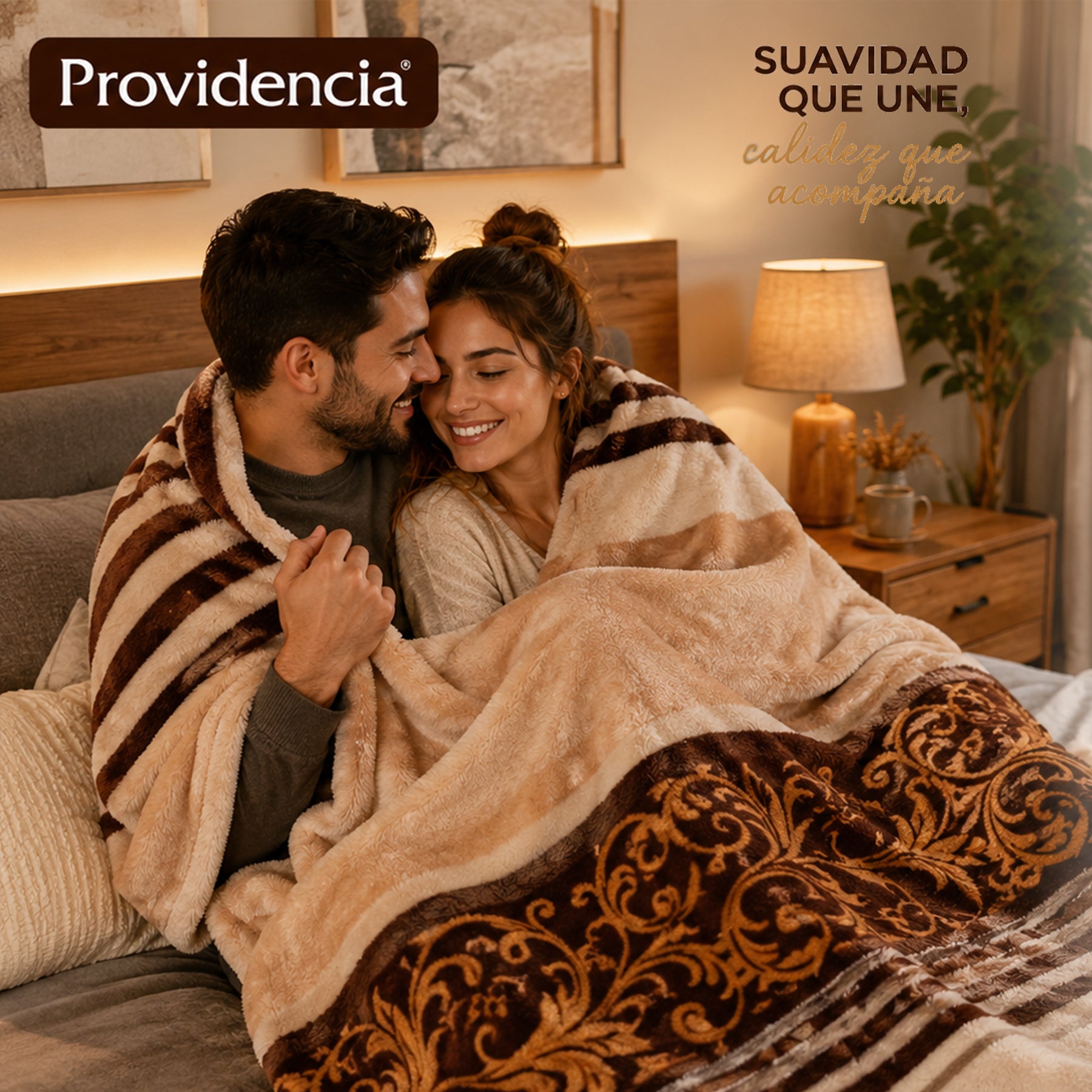 Frazada Ligera Micro Grabada Mat 1.80x2.10 Providencia® Asuan