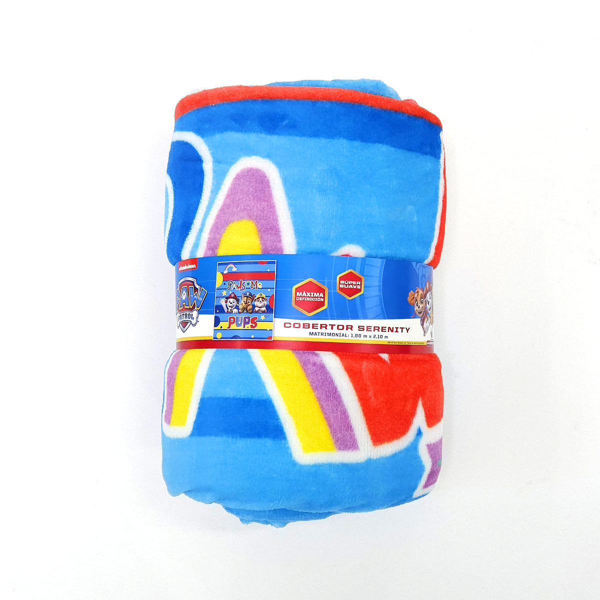 Cobertor Ligero Super Suave Matrimonial Diseños Providencia® Paw Patrol PawSome