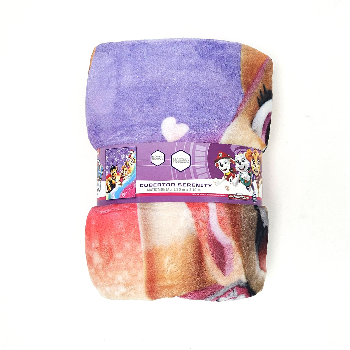 Cobertor Ligero Super Suave Matrimonial Diseños Providencia® Paw Patrol Torre