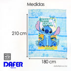 Cobertor Ligero Super Suave Matrimonial Diseños Providencia® Stitch Cool