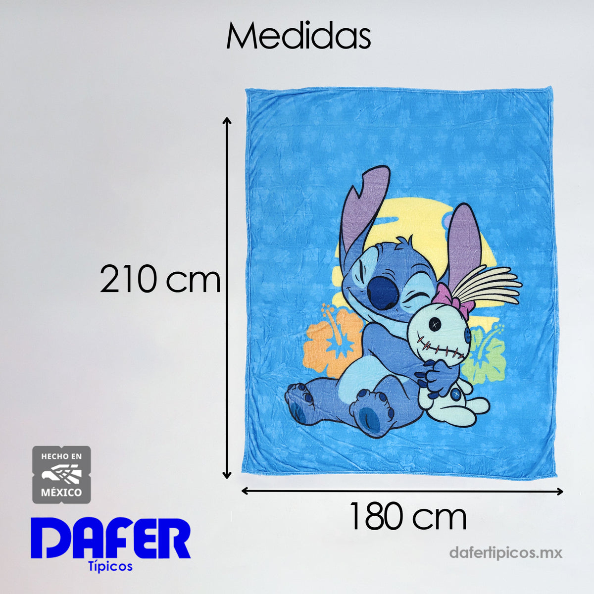Cobertor Ligero Super Suave Matrimonial Diseños Providencia® Stitch