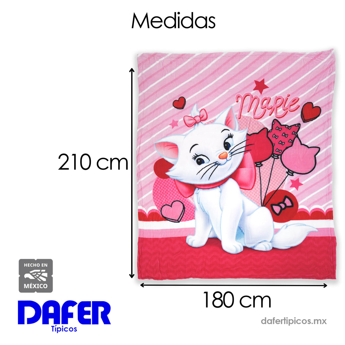 Cobertor Ligero Super Suave Matrimonial Diseños Providencia® Marie Globos