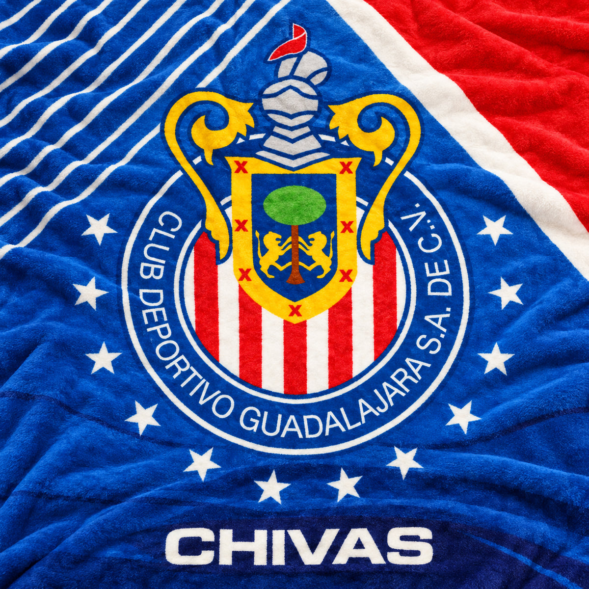 Cobertor Borrega Individual Futbol 1.50x2.00m Providencia® Chivas