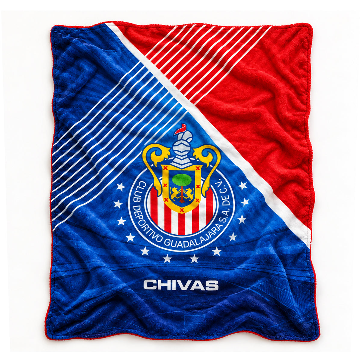 Cobertor Borrega Individual Futbol 1.50x2.00m Providencia® Chivas