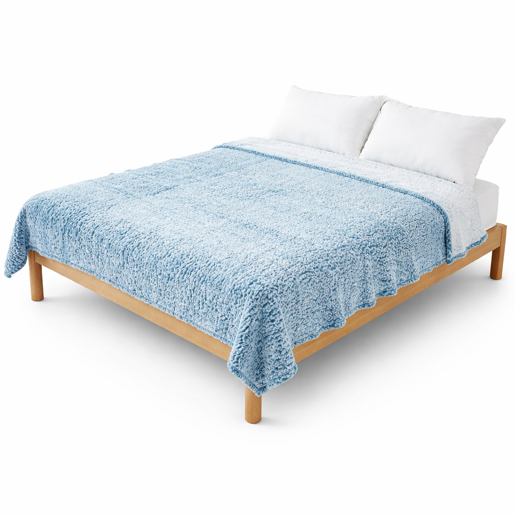 Cobertor Ovejita Ligero Matrimonial 1.80x2.10m Nevado Azul Providencia®