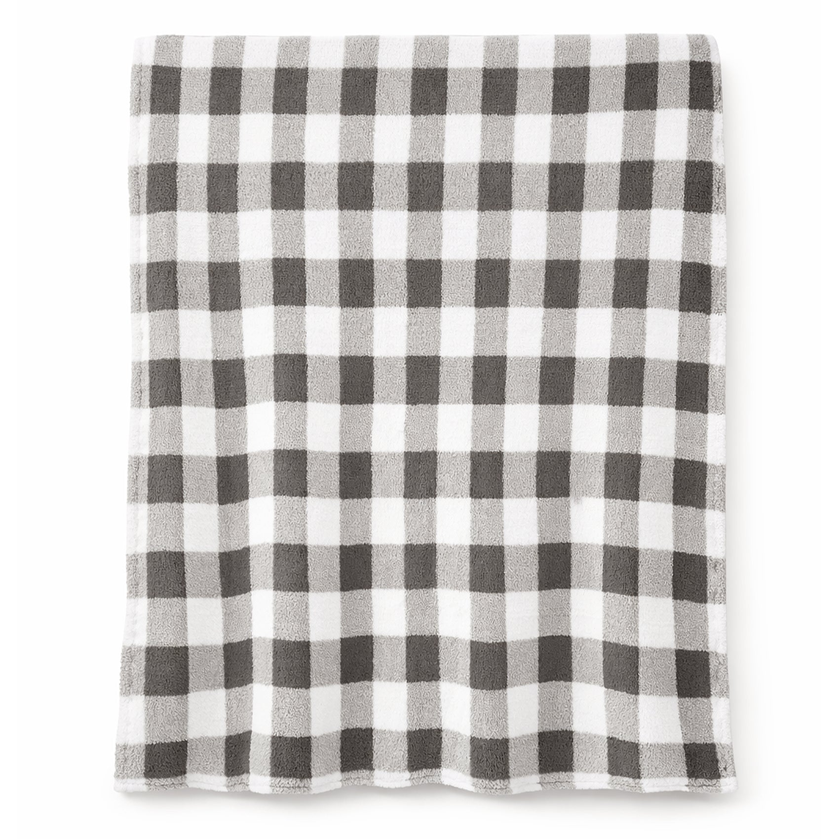 Cobertor Ovejita Ligero Matrimonial 1.80x2.10m Cuadros Beige Gris Providencia®
