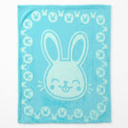 Cobertor Frazada Ligero Jacquard Cunero 90x110m Providencia® Conejin Agua