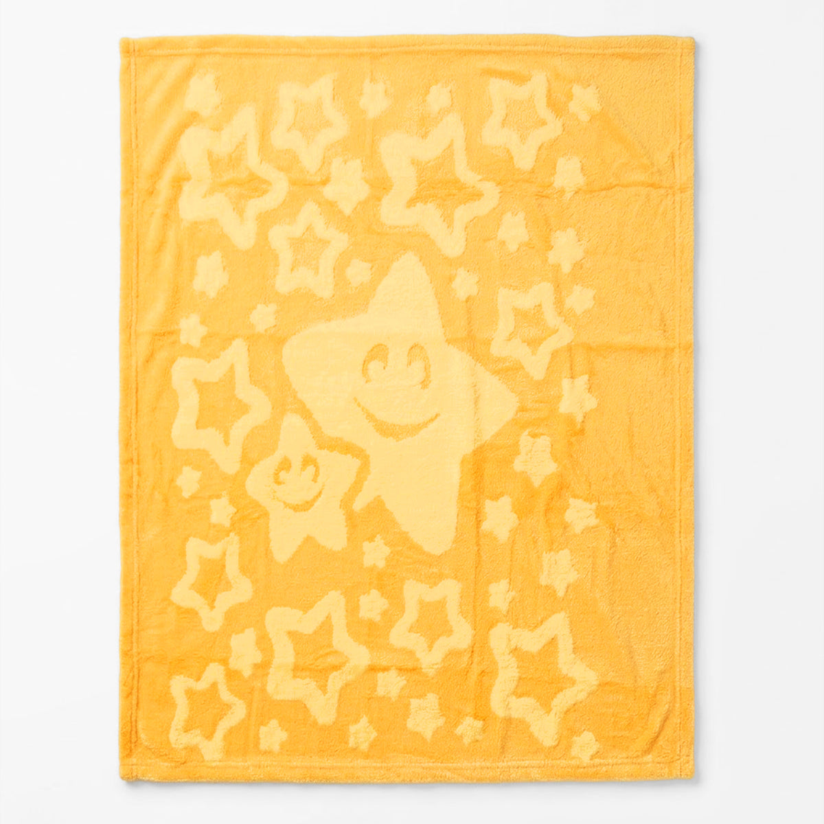 Cobertor Frazada Ligero Jacquard Cunero 90x110m Porvidencia® Estrellitas Amarillo