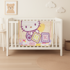 Cunero Raschel 140x110cm Providencia® Bébes Animados Kitty Baby