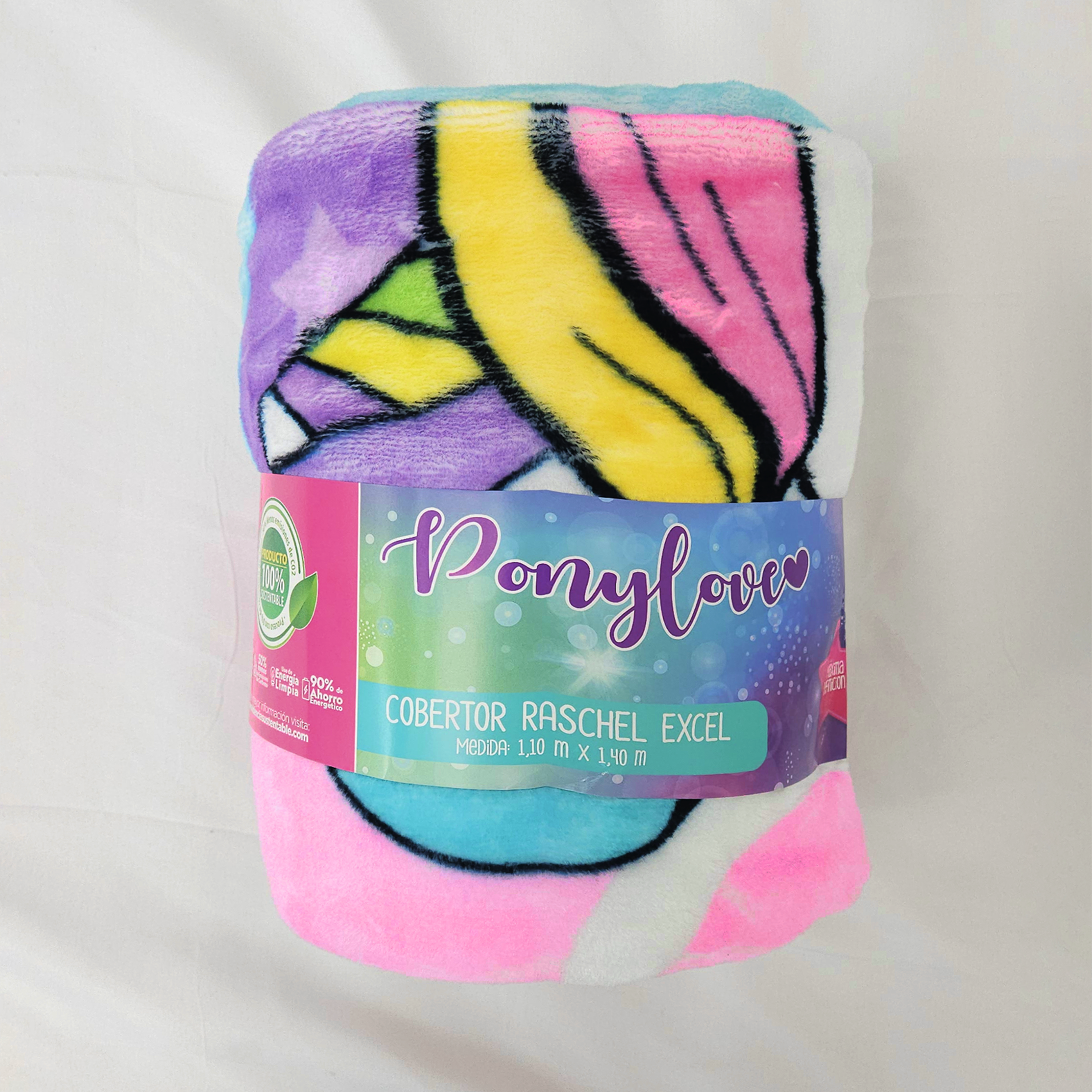 Cunero Raschel 140x110cm Providencia® Bébes Animados Pony Love