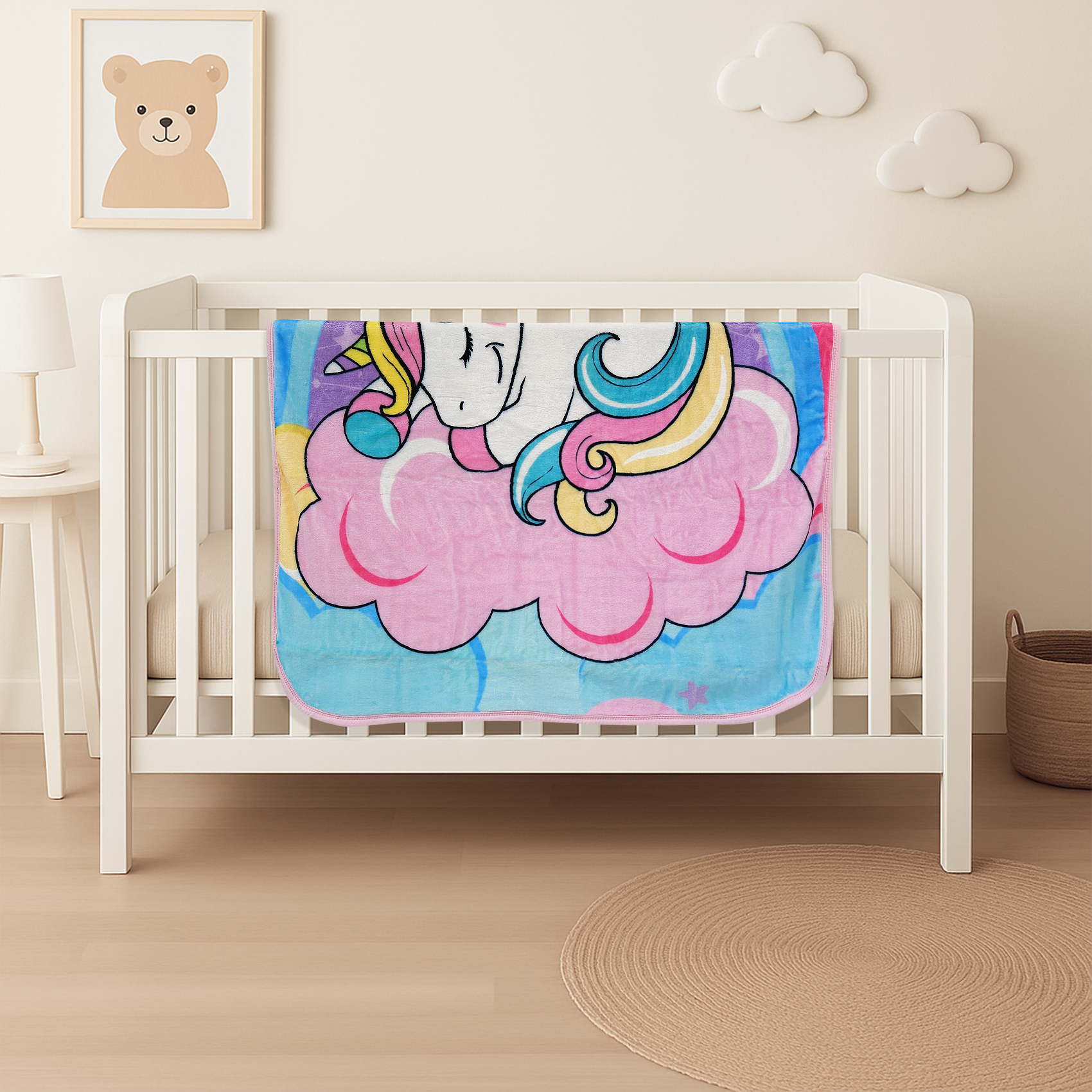 Cunero Raschel 140x110cm Providencia® Bébes Animados Pony Love