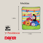Cunero Raschel 140x110cm Providencia® Bébes Animados Winnie pooh amigos