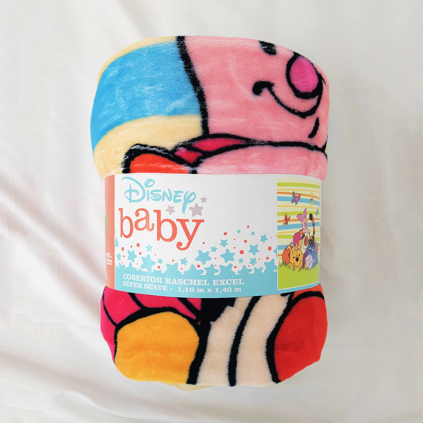 Cunero Raschel 140x110cm Providencia® Bébes Animados Winnie pooh amigos