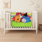 Cunero Raschel 140x110cm Providencia® Bébes Animados Winnie pooh amigos