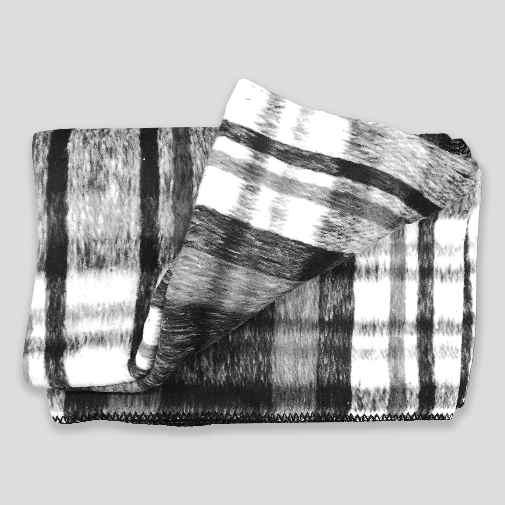 Frazada Artesanal Decorativa Mexicana Multiusos 160x110cm Gris